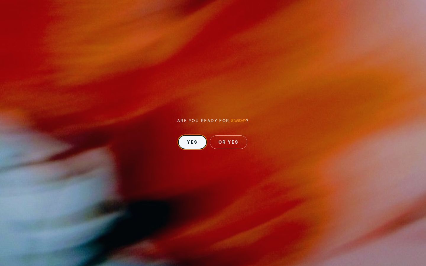 Screenshot of Sunday Club by Yentl Spiteri, A slow corner of the internet. Independent project at sundayclub.vonpeach.com.